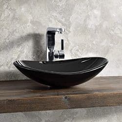 Lavabo negro moderno